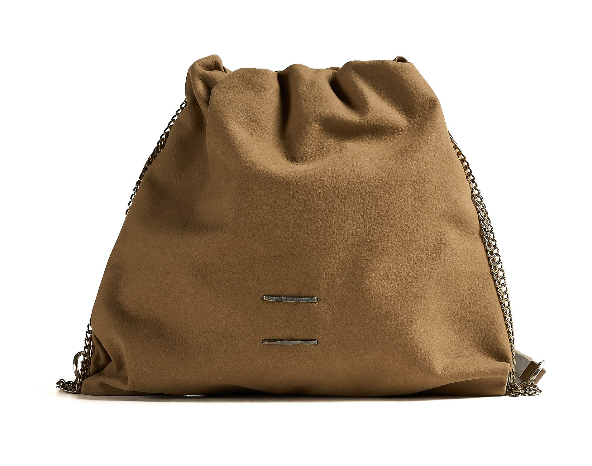 daniele basta leather and silver bags - FRONT